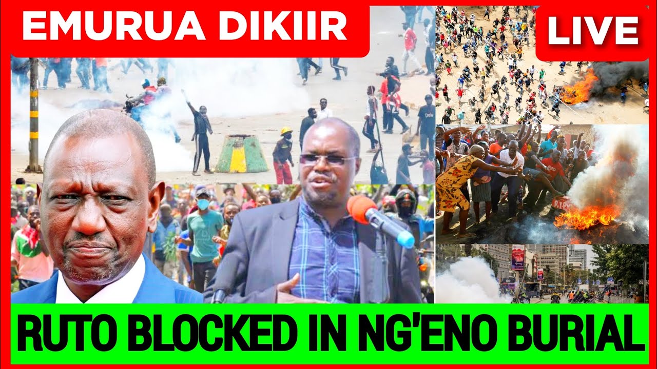 LEO NI LEO! Roads Blocked in Emurua Dikiir Ahead of Mp NGE'NO'S Burial, Ruto Forced to Leave