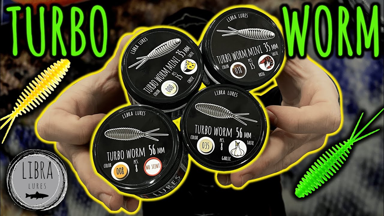Okonie i PSTRĄGI go uwielbiają...- TURBO WORM Libra Lures Trout Series