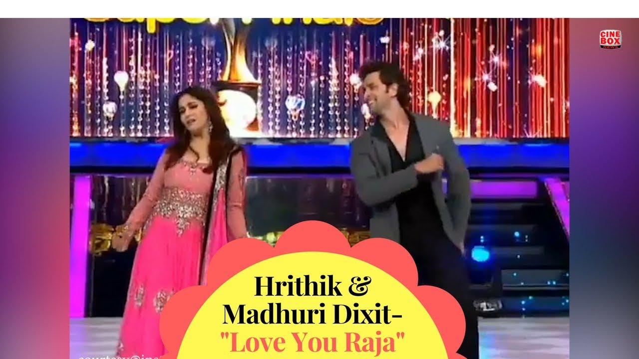 Hrithik and Madhuri Dixit-