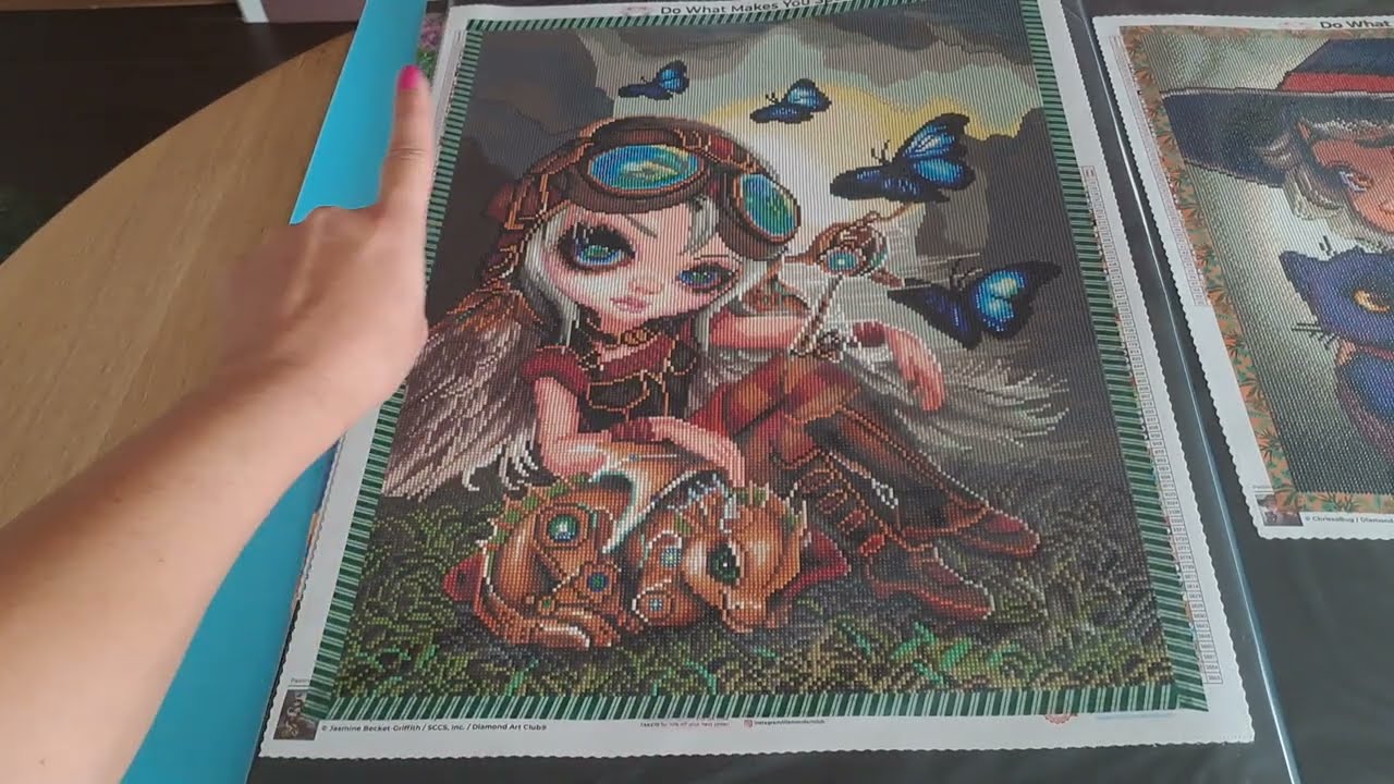 Mes portfolios A1 et A2 #diamondpainting 