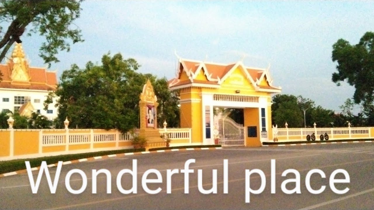 The wonderful place in Cambodia - episode 3 / vlog doing exercise near the riverbank and town hall