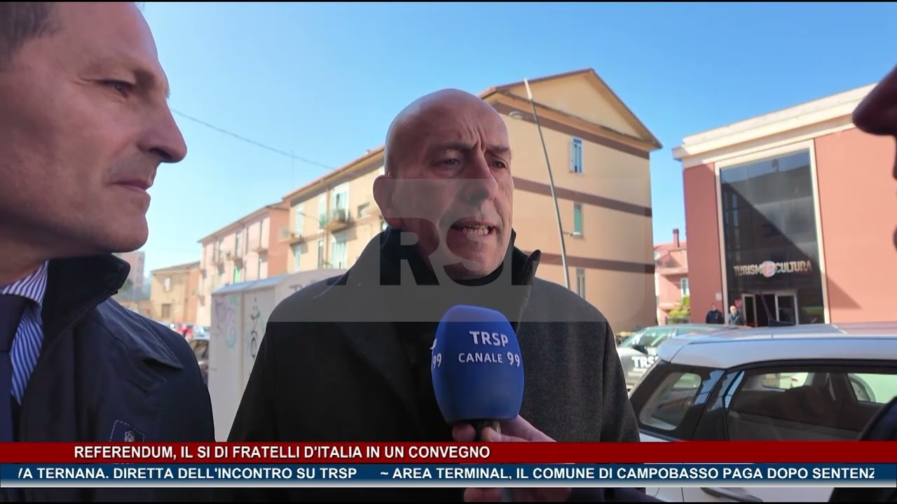 Referendum, il si di Fratelli D'Italia in un convegno TG NEWS MOLISE DEL 28.02.26 - TRSP -
