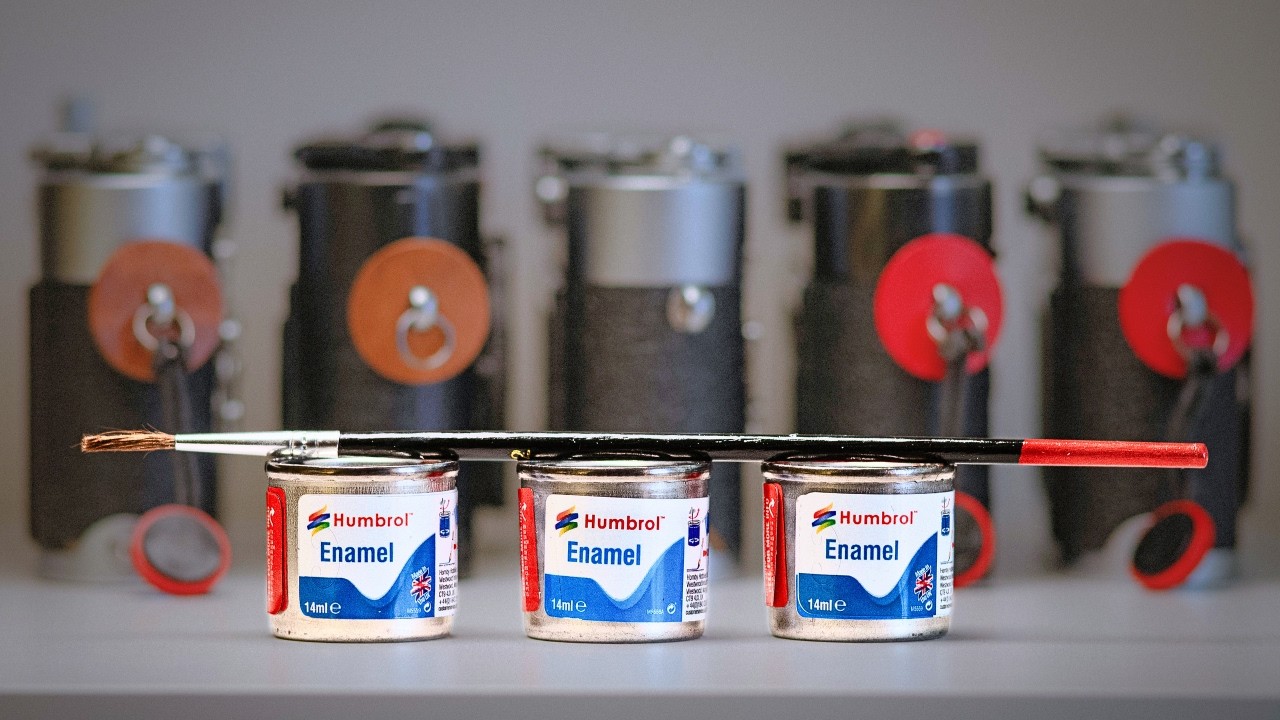 🔴 REPAINTING My Leica Cameras 🎨
