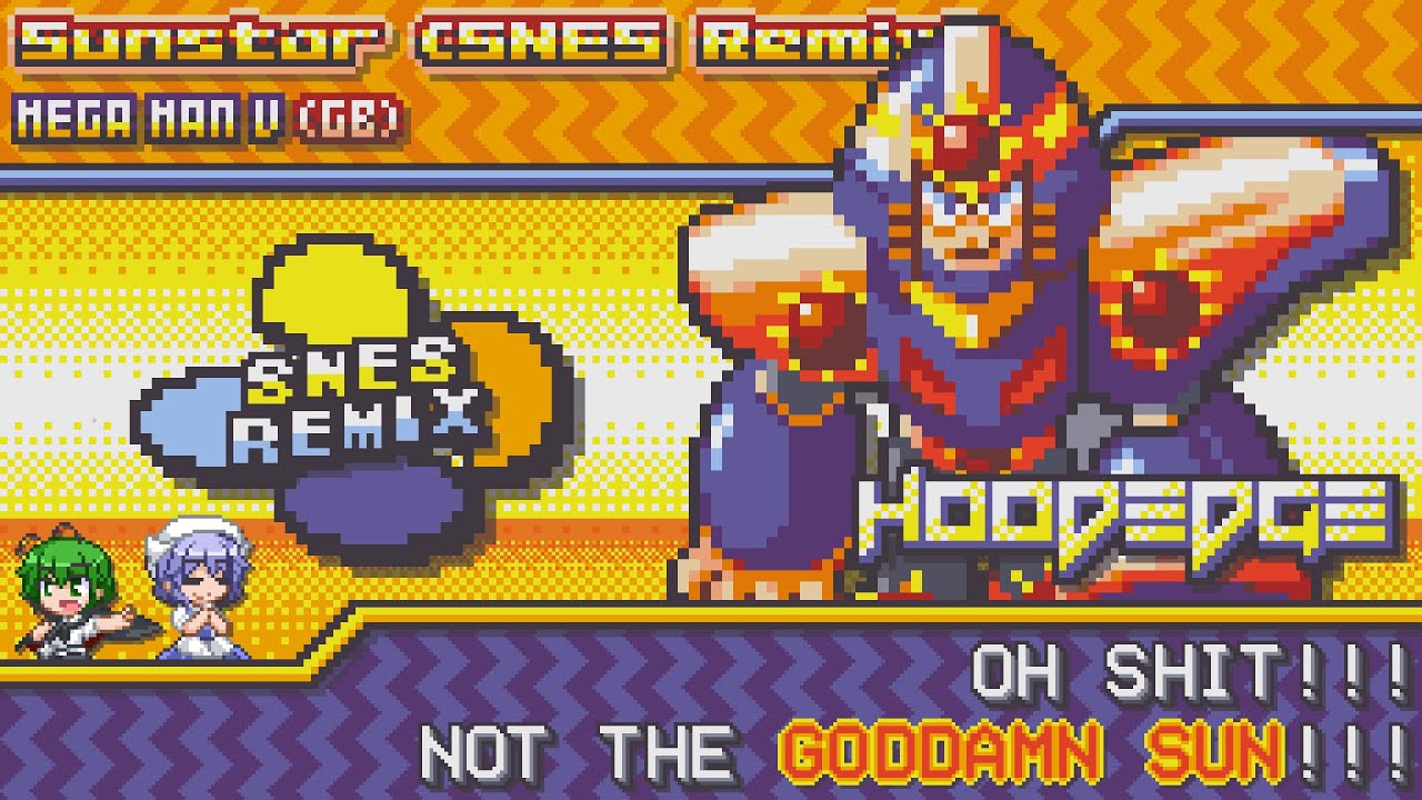 Mega Man V (GB) - OH SH*T!!! NOT THE GODDAMN SUN!!! ☀️ ~ Sunstar's Theme (SNES Remix)