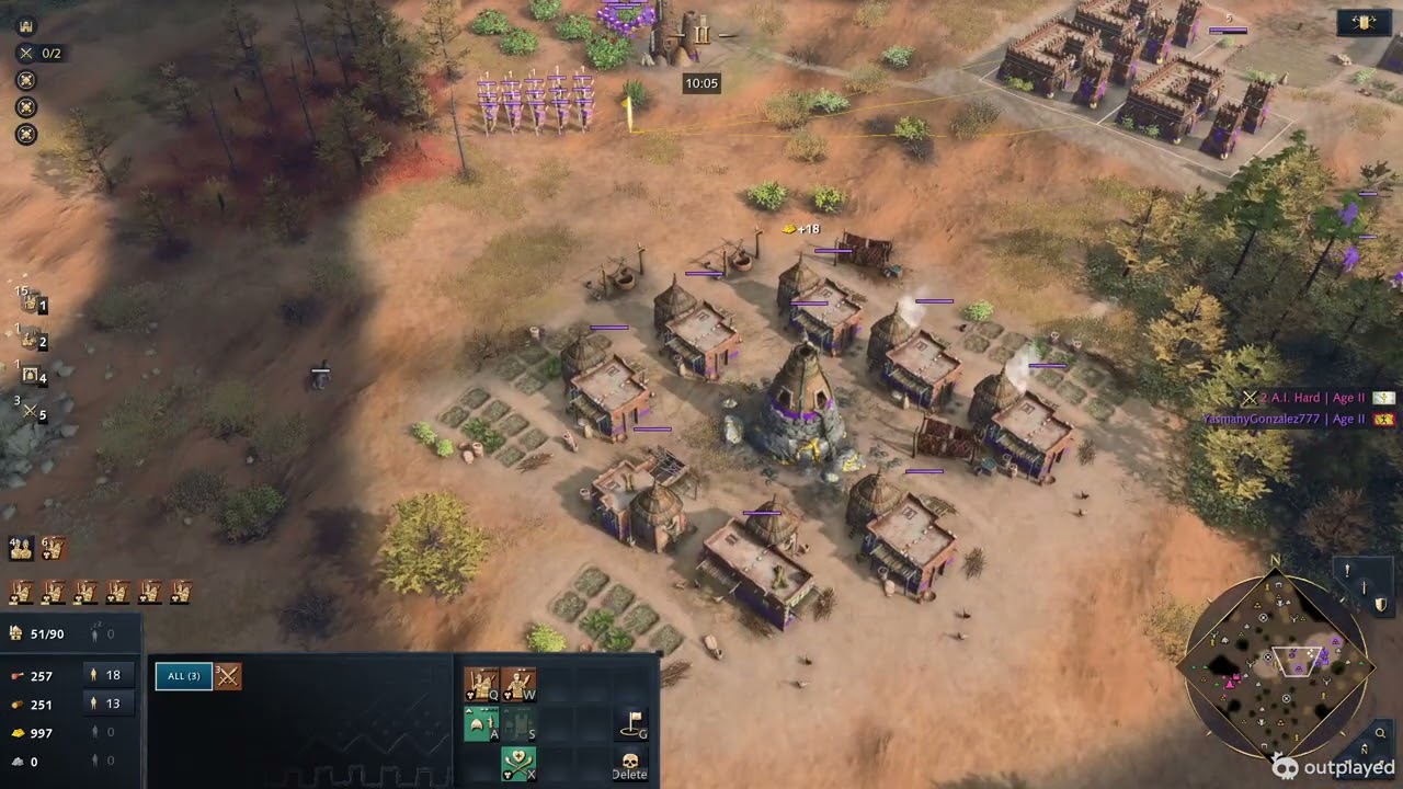 Malians - Spearman rush  --- Age of empires 4