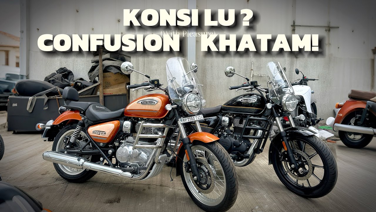 Sundowner Orange or Supernova Black? Meteor 350 Best Color Confusion Dur Karo! 🔥