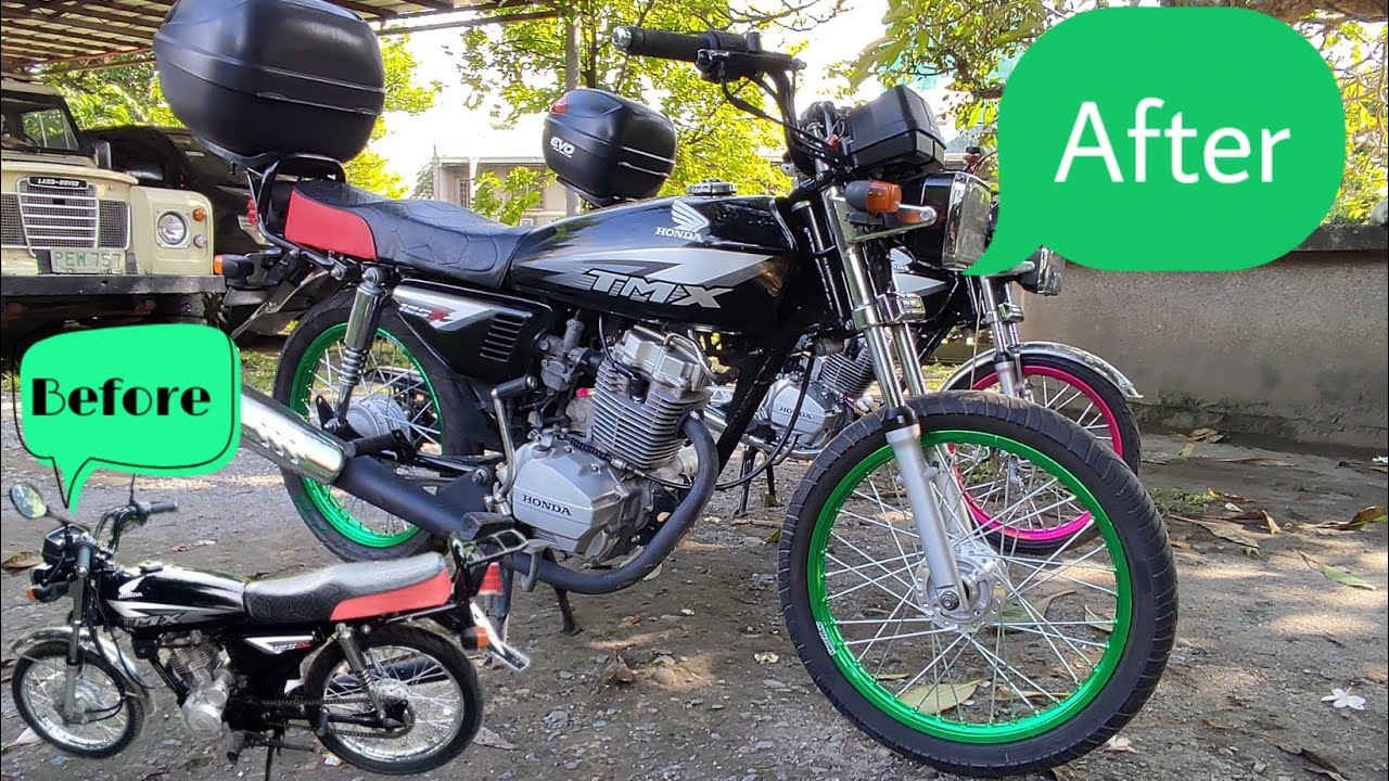 Installing Vanzboy rim XRM hud for tmx 125