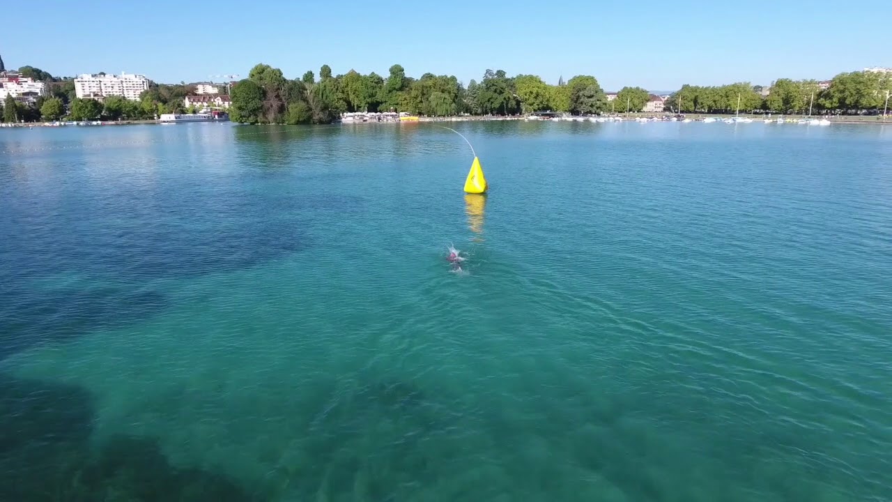 YOHANN NDOYE BROUARD  Traversée du lac d'Annecy 2018 1KM