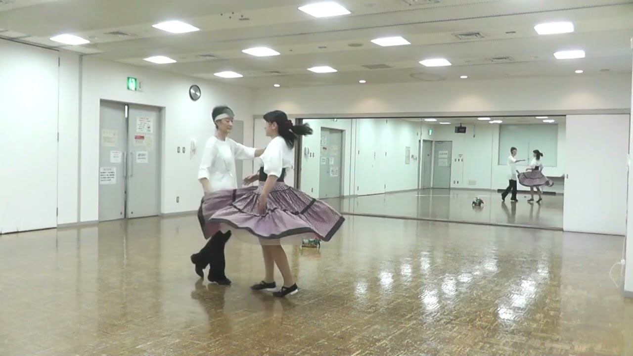 Cross-step Waltz / Waterfall Waltz クロスステップワルツ/ウォーターフォールワルツ  -USA (Couple Dance)