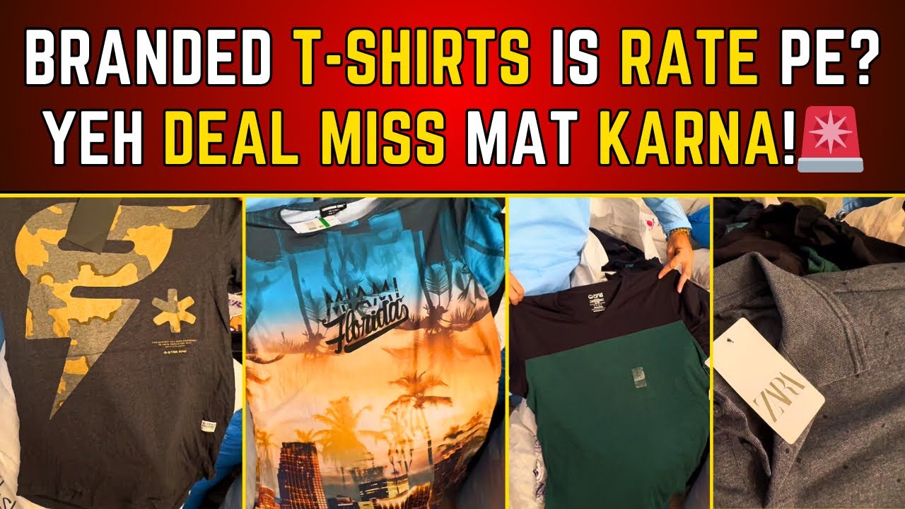 Branded T-Shirts Collection | Best Quality | Low Price | Market Update