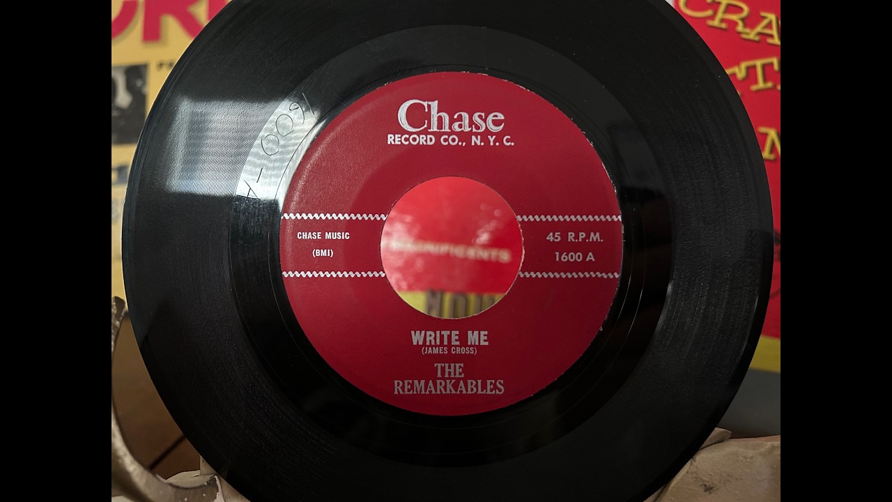 Rare DOO WOP 45 on NY's CHASE label - BOTH sides of THE REMARKABLES.