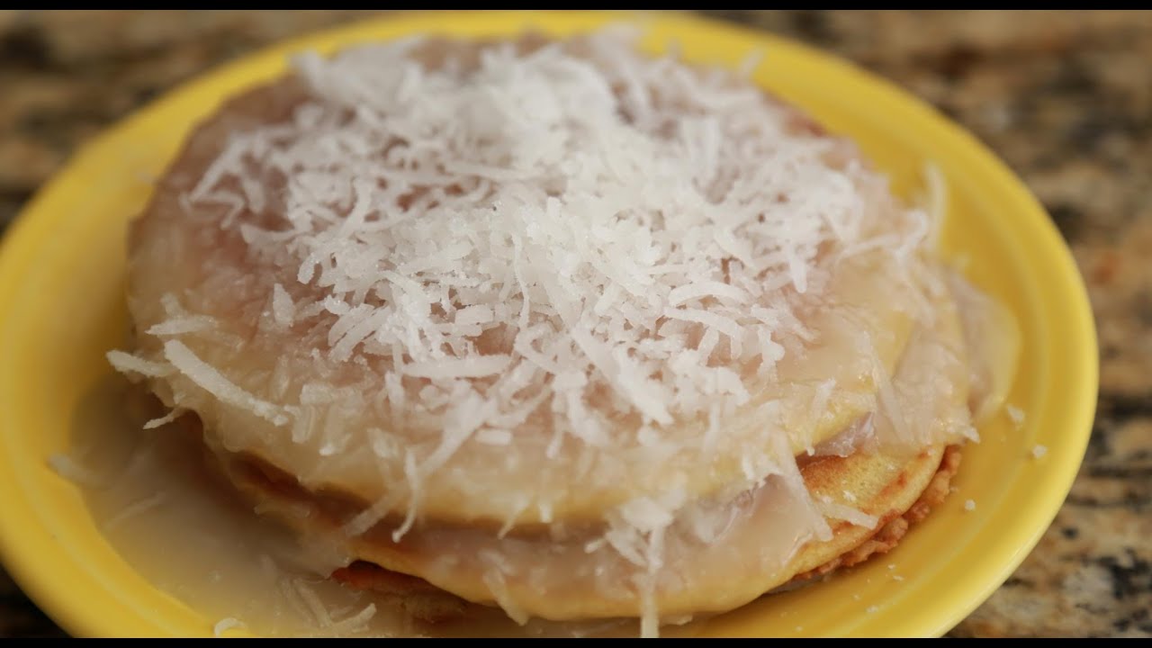 COCONUT PANCAKES! Homemade Coconut Syrup & Fluffy Pancakes!