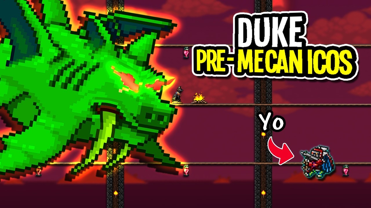 Derrotar al DUKE FISHRON Antes de los MECANICOS es un INFIERNO 🔥💀