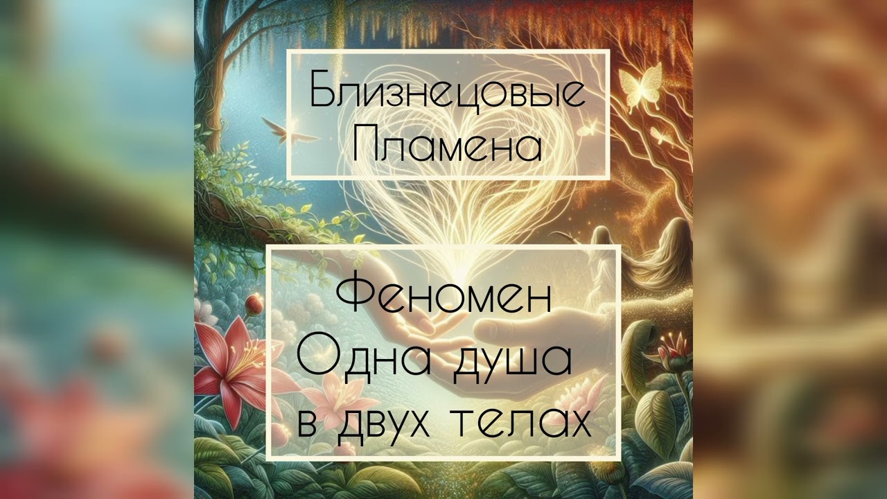 Близнецовые пламена. Одна душа в двух телах.