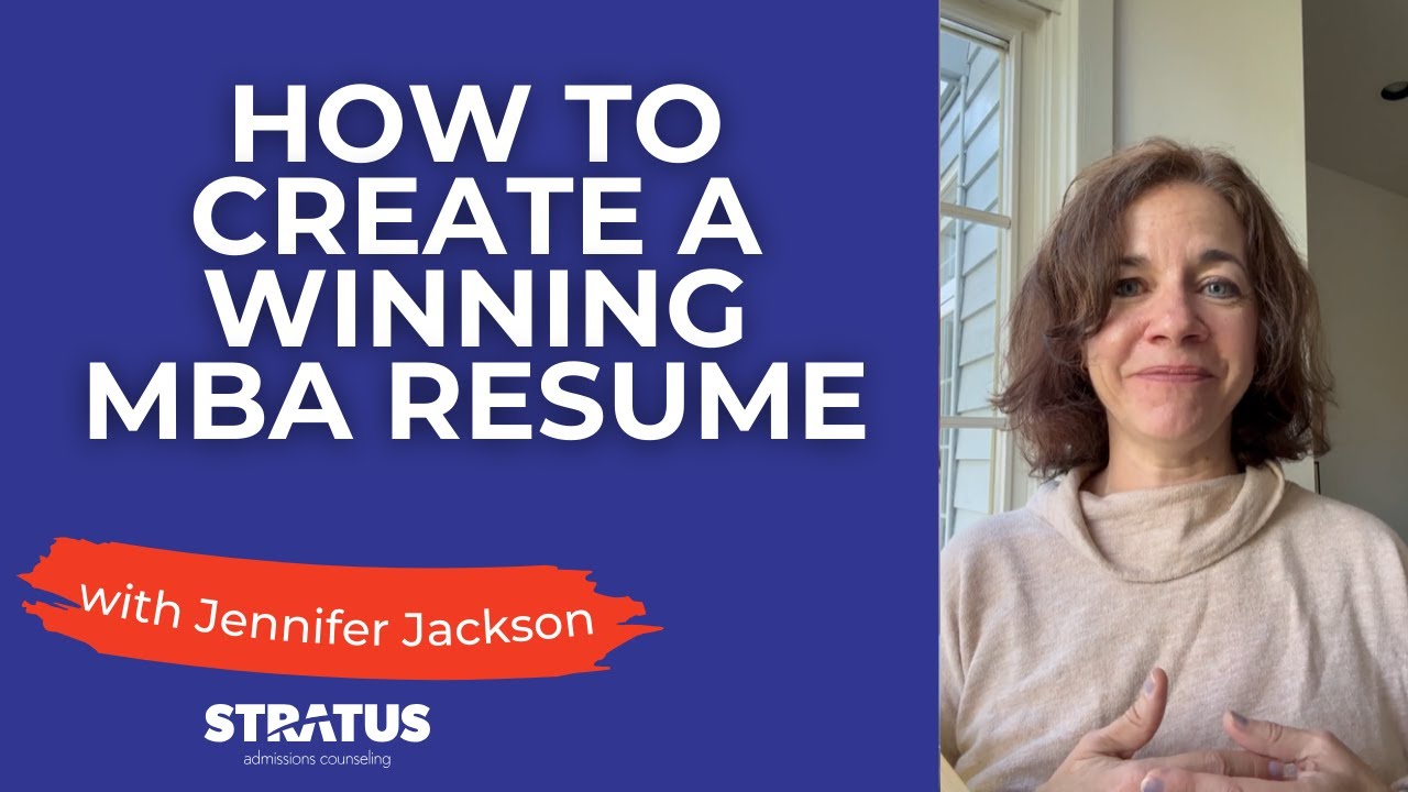 How to Create a Winning MBA Resume