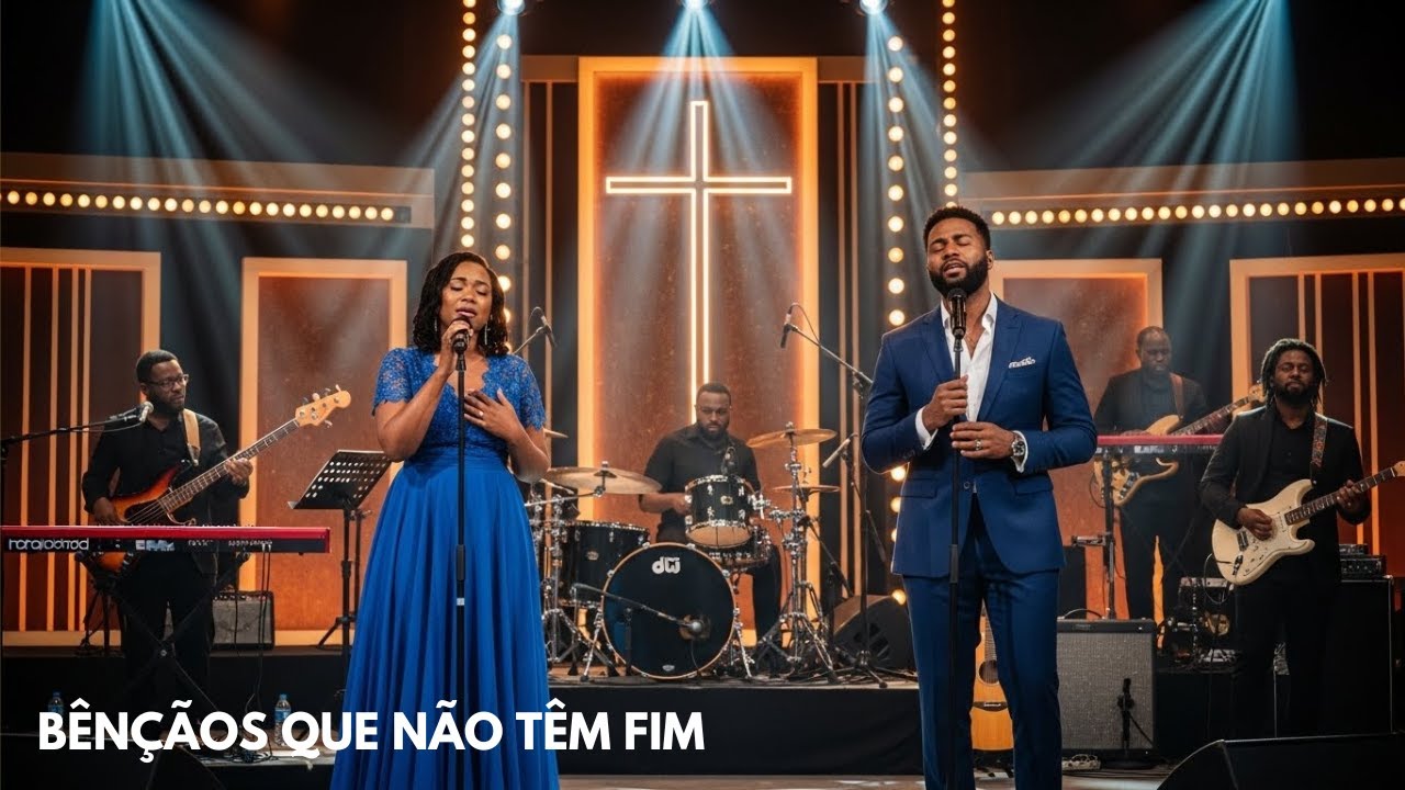 Bênçãos Que Não Têm Fim ❤️🎶 🎤 | Louvor Gospel em Groove| Adoração Cristã