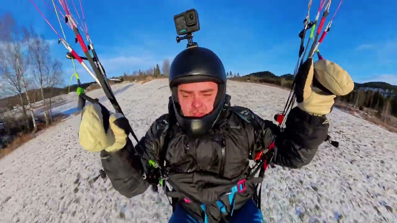 Paragliding fra Rust LAAAANGT til landing