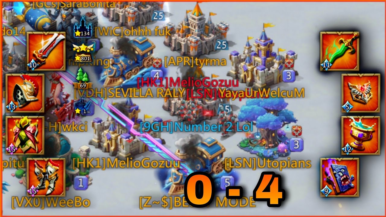 Lords Mobile - Mi Solo Trap no pudo con el ataque de +700k de tropas