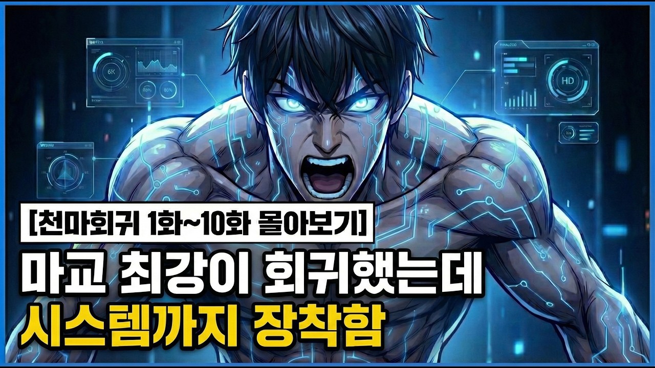 [천마회귀 1화~10화 몰아보기] 마교최강+회귀+시스템각성 이 세가지가 주어지면