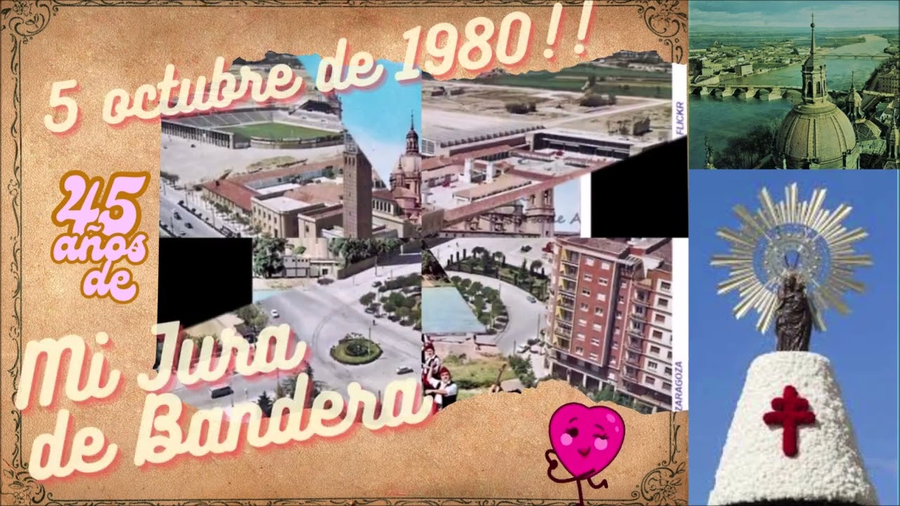 El Pilar, mi paso por Zaragoza. 1980.