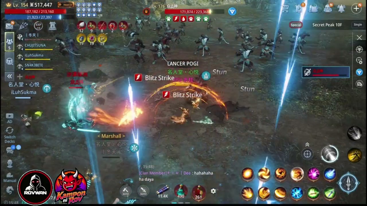 MIR4  |  SP10, Holding a 572kps Warrior