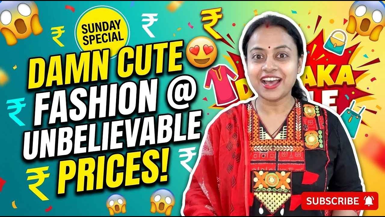 🔥 SundaySpecial Dhamaka Sale &ndash; Trendy Fashion at Unbeatable Prices!