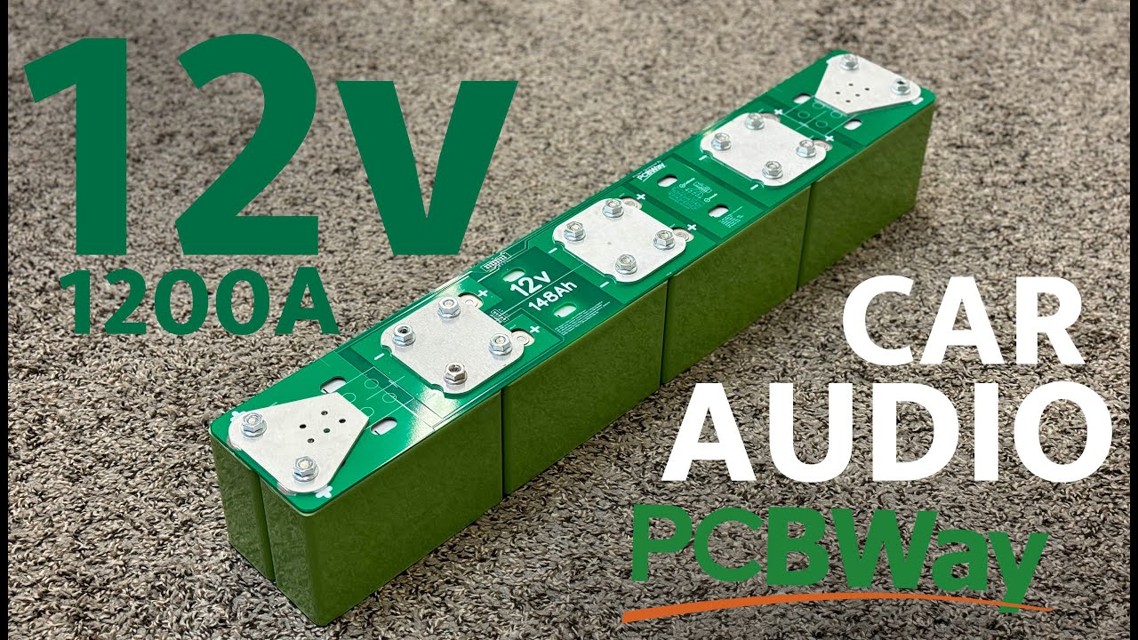 Ultra SLIM 1200A 12v Lithium Battery for CAR AUDIO - PCBway