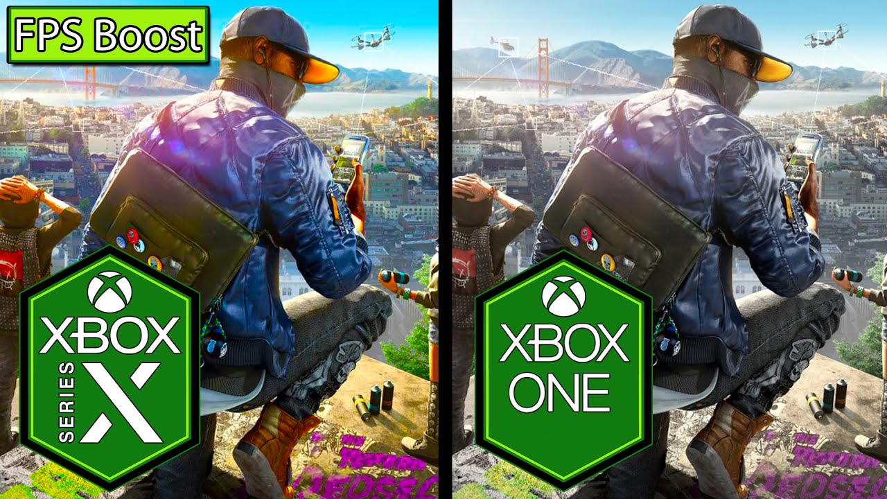 Watch Dogs 2 Xbox Series X vs Xbox One Comparison [Load Times] [FPS Boost] [Frame Rate]