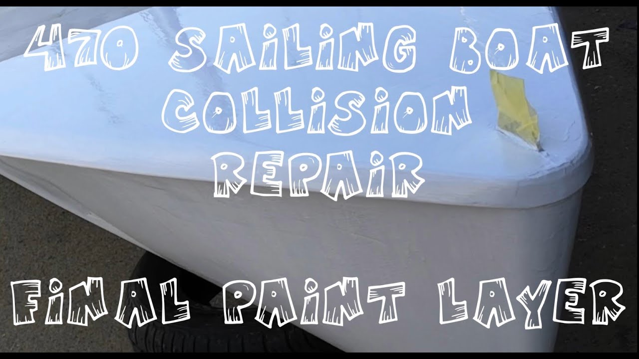 470 sailing boat collision Repair - Fix fiberglass Damage Part 2