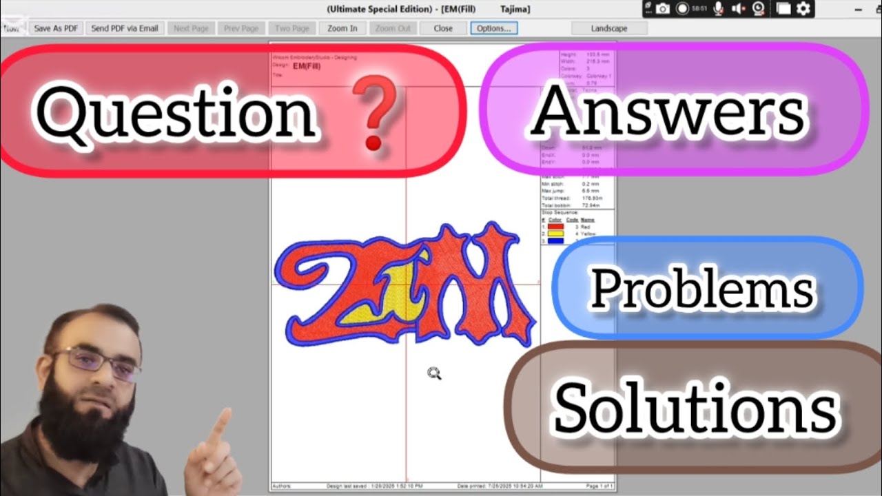 Wilcom Training Class || Question Answer Class || Problem Solution Class