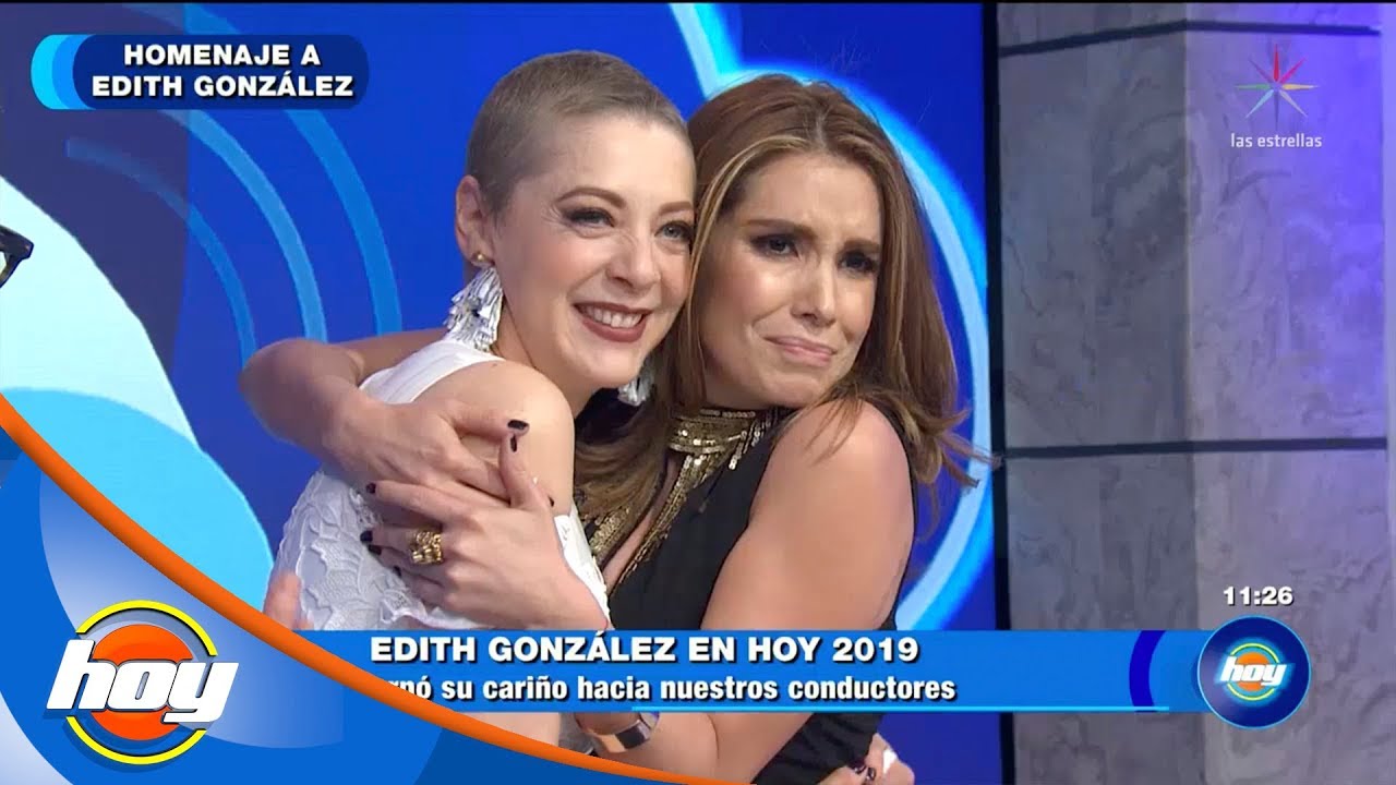 Recordamos la última visita que tuvimos de Edith González al foro | Hoy