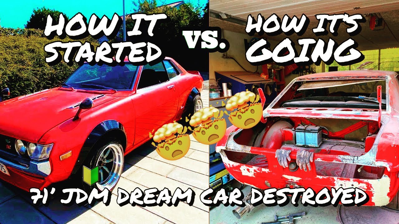 Toyota celica TA22 2TG episode 8 Vintage JDM Dreamcar destroyed. I had to do it, SOO many issues