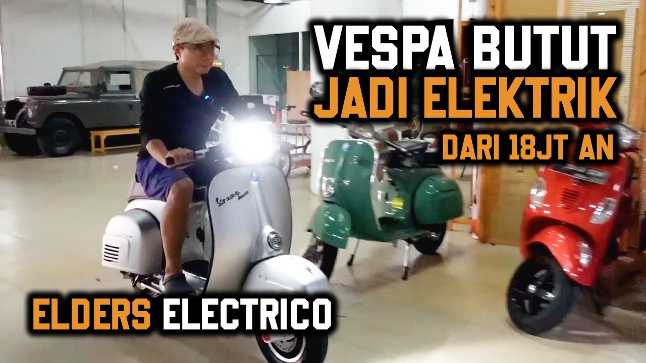 Dulu JAGOAN CUSTOM, Sekarang Ahlinya KONVERSI MOTOR LISTRIK!! Elders Electrico