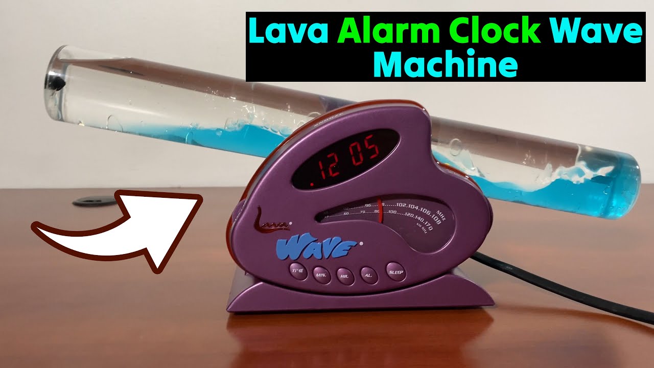 Super Rare Lava Wave Simulator Alarm Clock 🌊 Gadgetify