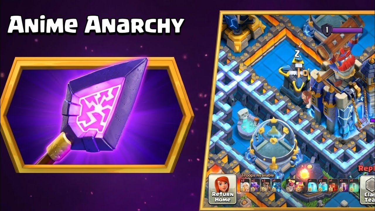Easiest Way to 3 Star Anime Anarchy Challenge! #clashofclans #coc 