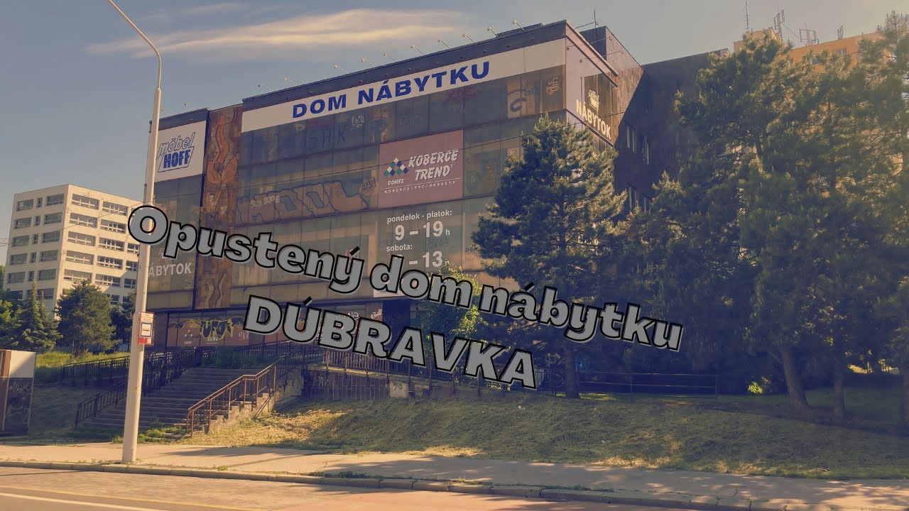 Opustený dom nábytku Dúbravka