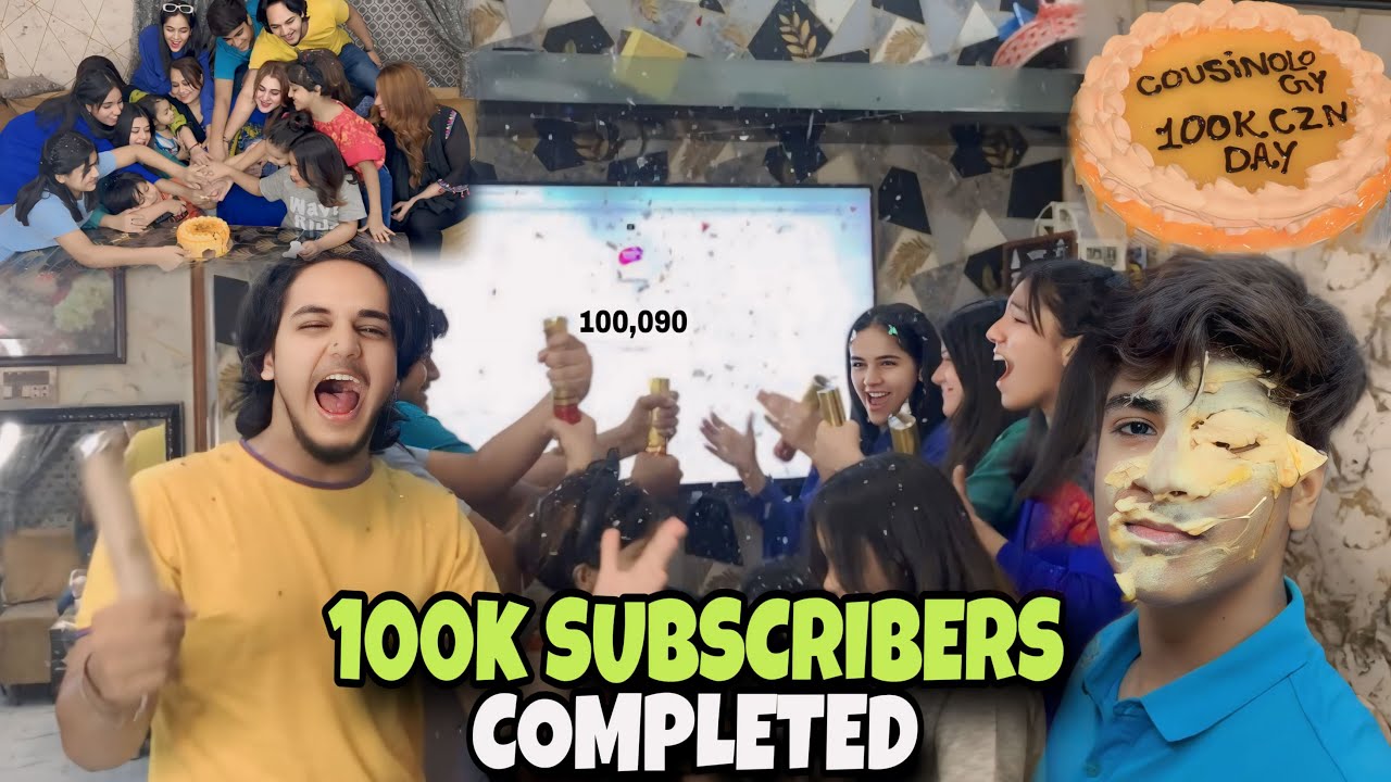100K SUBSCRIBERS CELEBRATION AT HOME❤️😍 // 100K COMPLETED