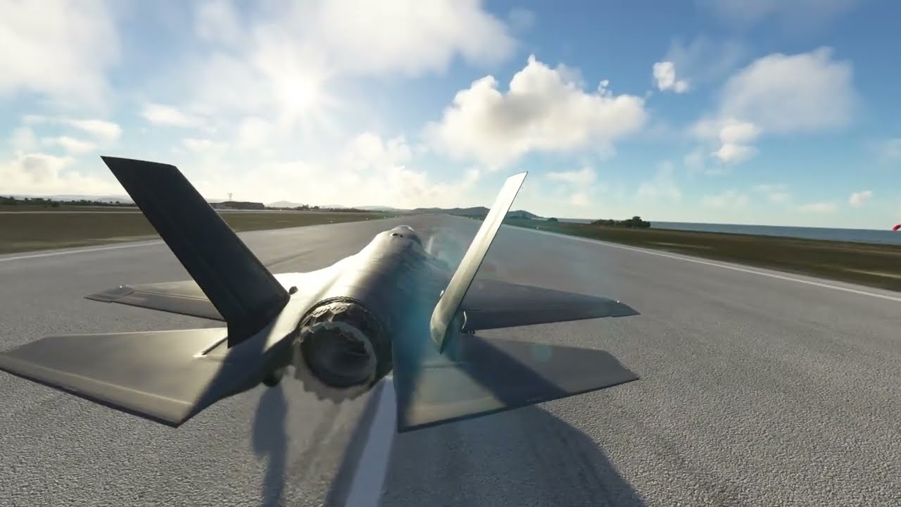 F-35B Walkaround at Guantanomo, Cuba MUGM --/o\-- Microsoft Flight Simulator