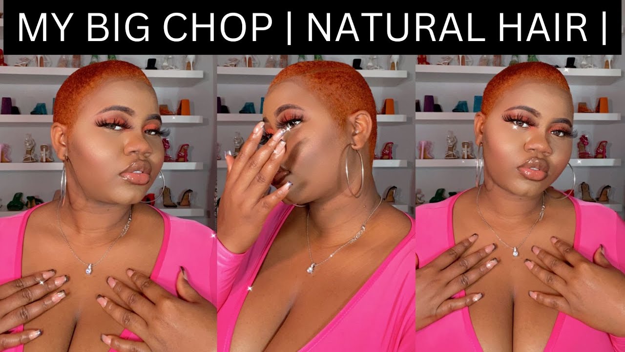 MY BIG CHOP 2022 | CUTTING MY NATURAL HAIR  | GINGER HAIR COLOR | TRANSITIONING TO NATURAL | BENITA