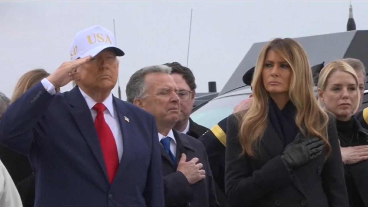 Trump pays respects to six US soldiers killed in Middle East