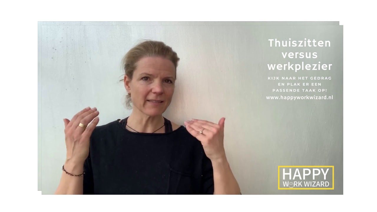 Thuiszitten versus werken