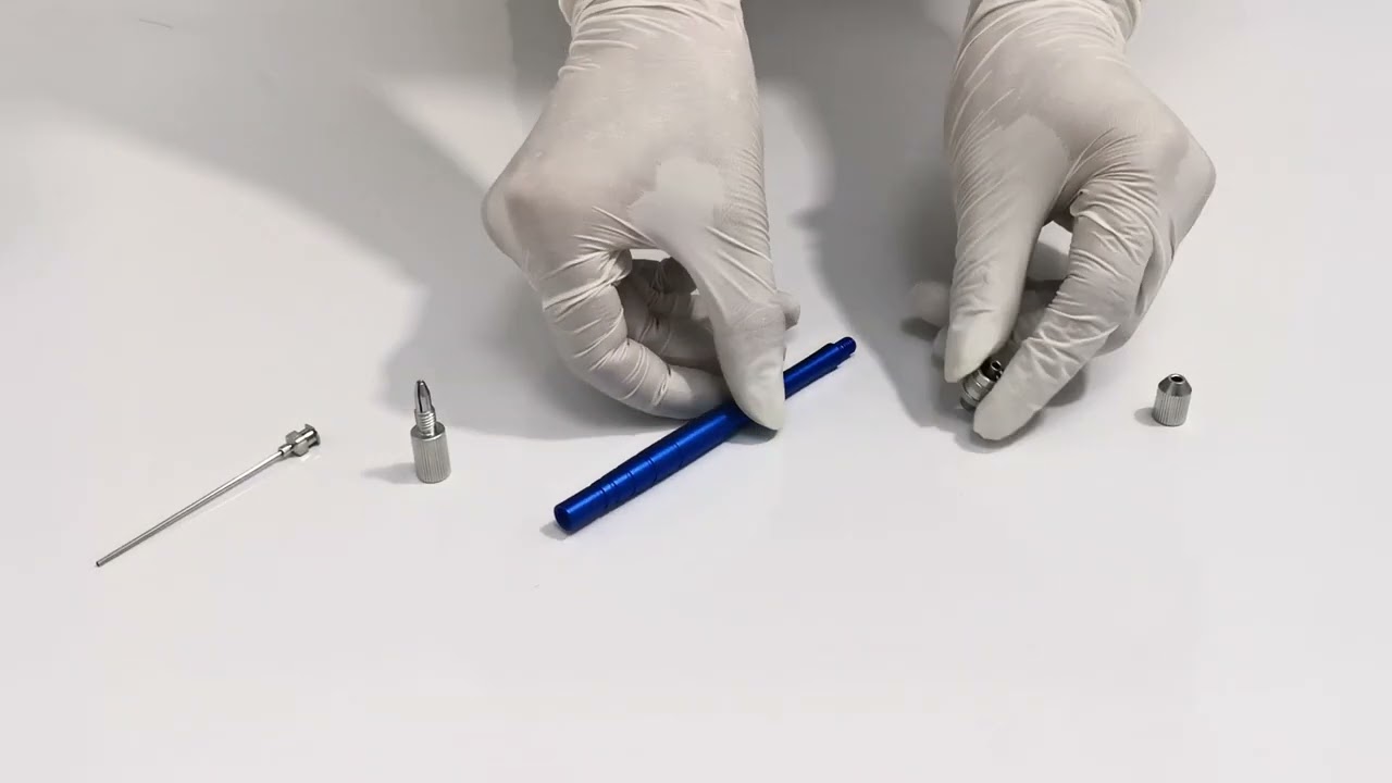 How to cut the fiber and handle assembly.