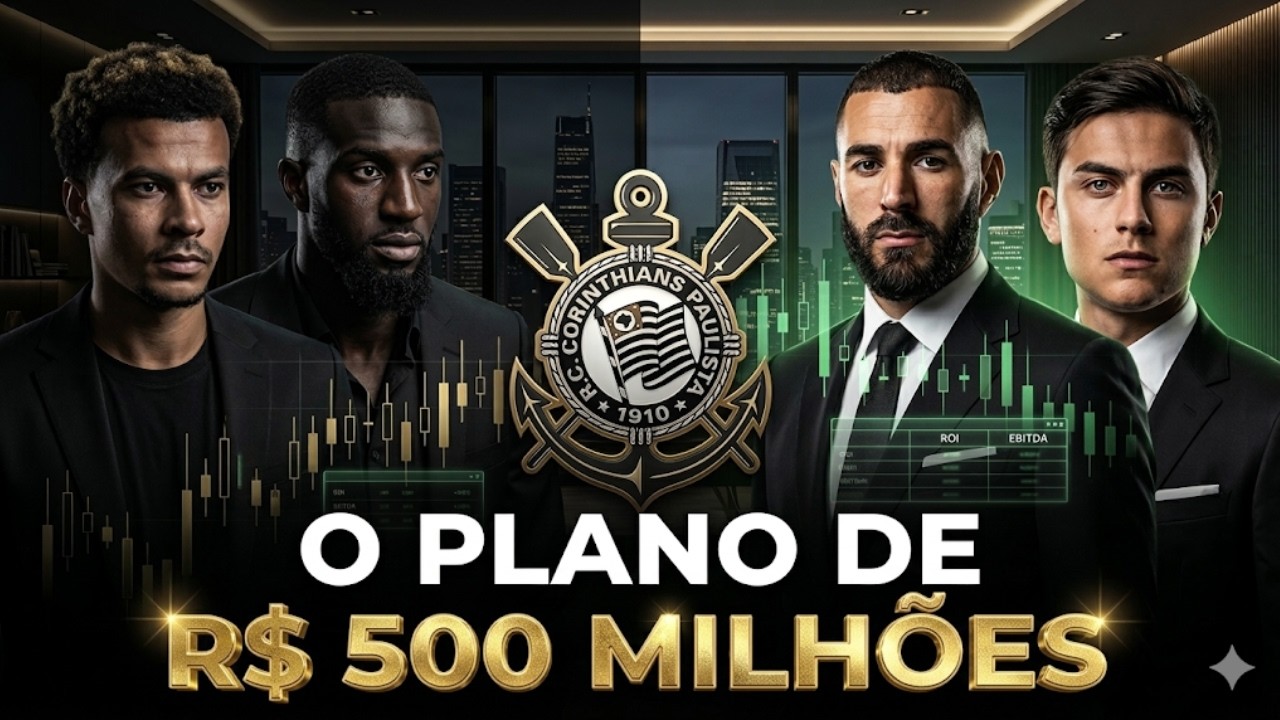 Como o Corinthians injetaria R$ 500 Milhões no Caixa com Benzema, Dybala, Dele Alli e Bakayoko?