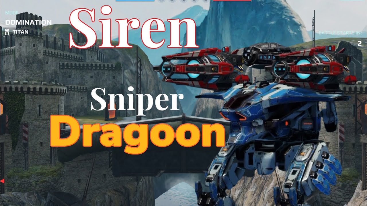 Siren Dragoon MK3 | Very good sniper | War Robots Gameplay