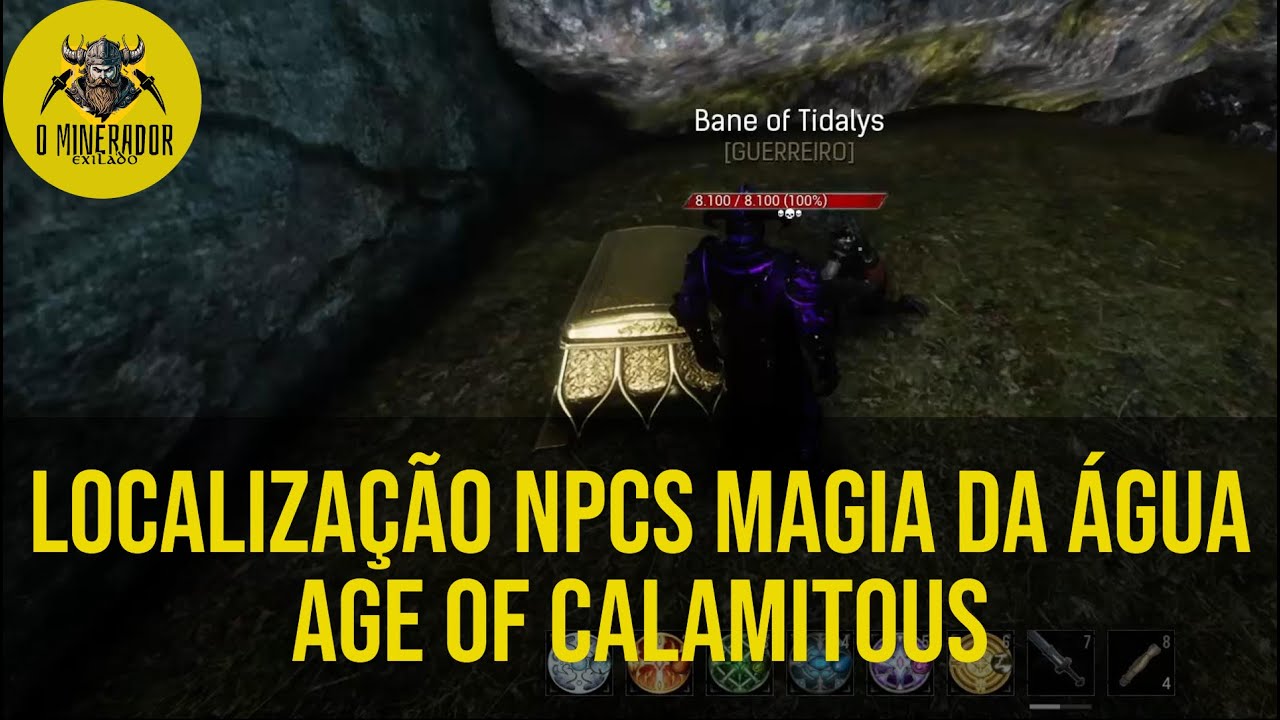 Localização dos NPCs Magia da Água - Age of Calamitous