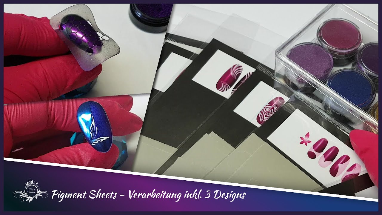 Pigment Sheets | Verarbeitung | inkl. 3 Designs