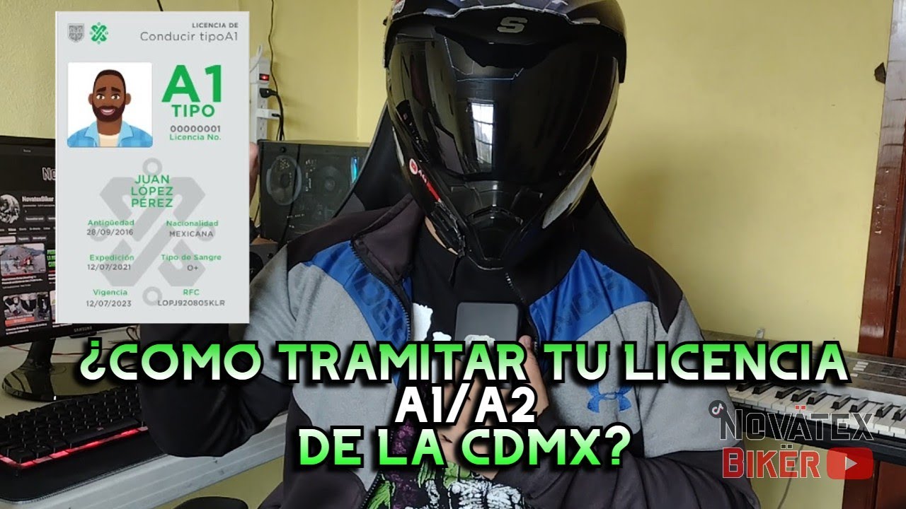 COMO TRAMITAR TU LICENCIA A1/A2 DE CDMX | NOVATEXBIKER