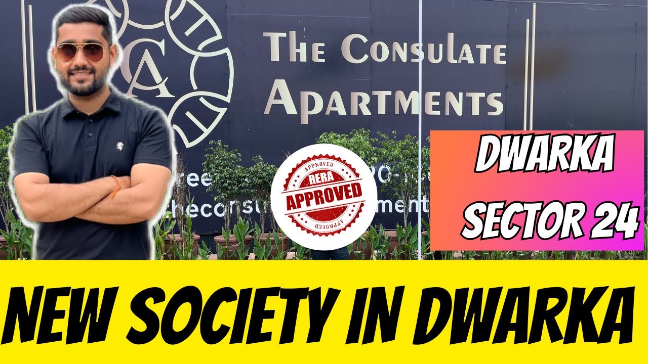 3 & 4 BHK In Dwarka Sector 24 l New Society In Dwarka l The Consulate Apartment Dwarka Sector 24