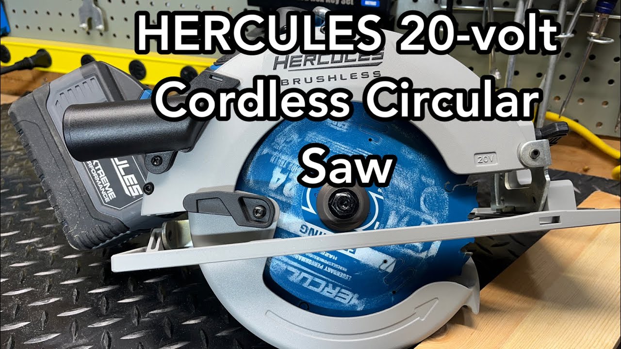HERCULES 20V Brushless Cordless 7-1/4 in. Circular Saw - Review