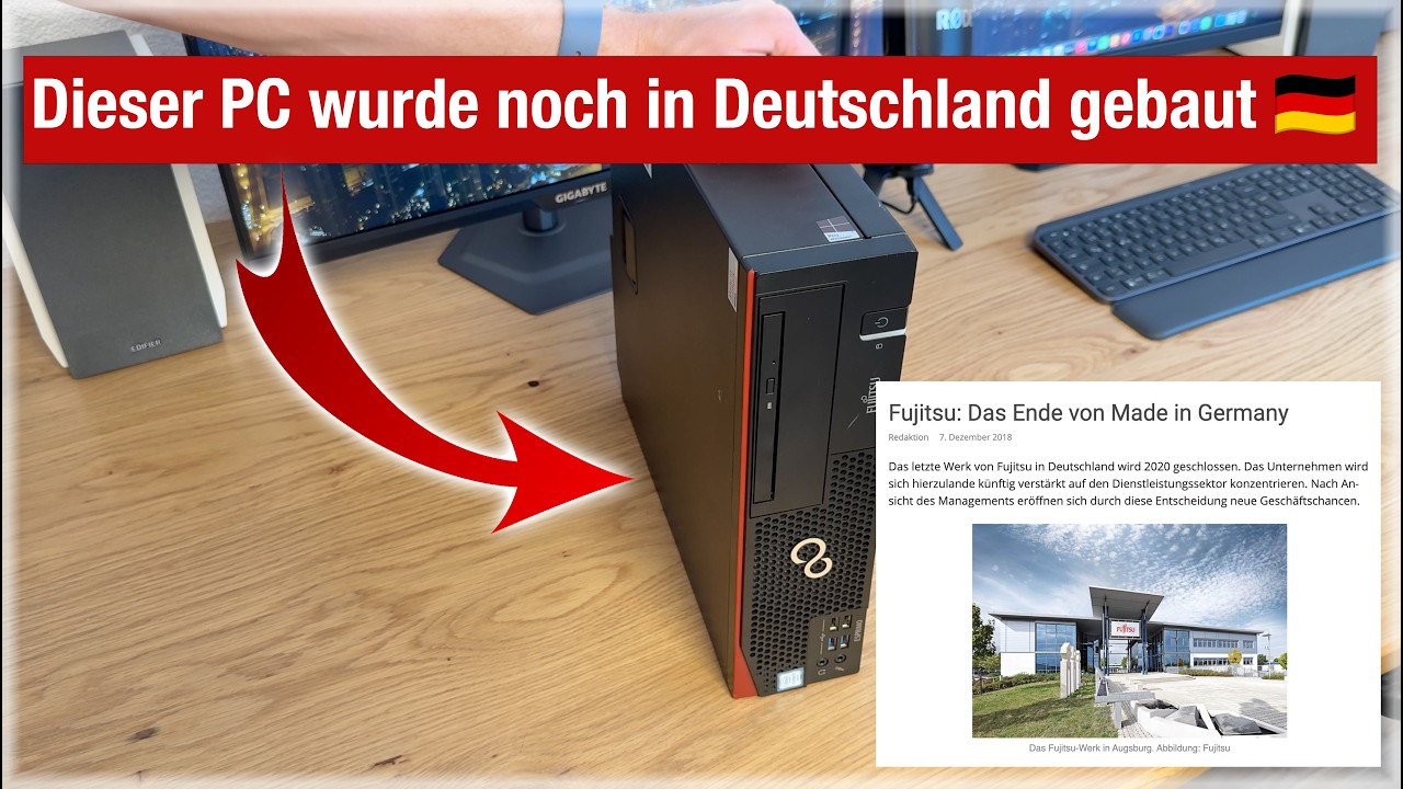 Dieser Fujitsu PC wurde noch in Deutschland gebaut! 🇩🇪😱